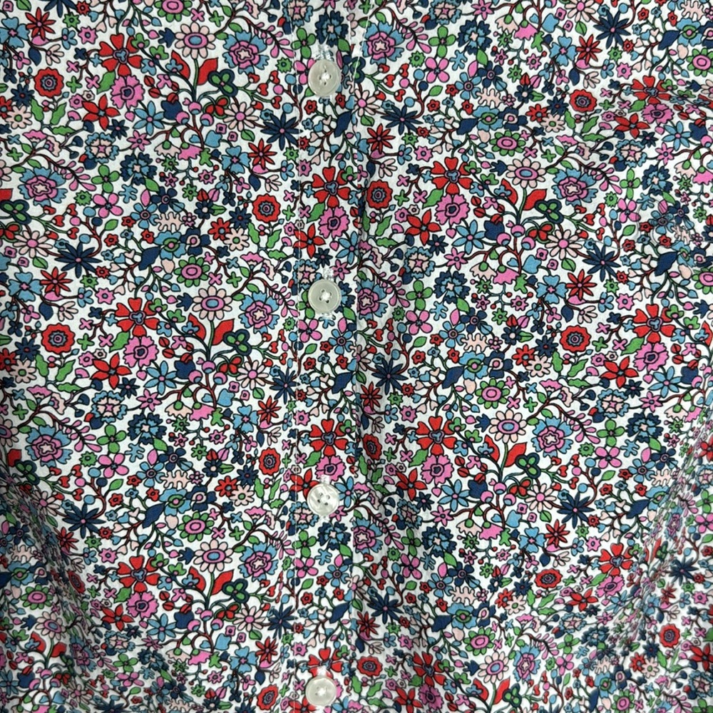 Boden Women’s Ditzy Floral Multicolored Floral Button Down Long Sleeve Size 6R - Picture 3 of 10